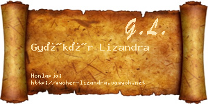 Gyökér Lizandra névjegykártya